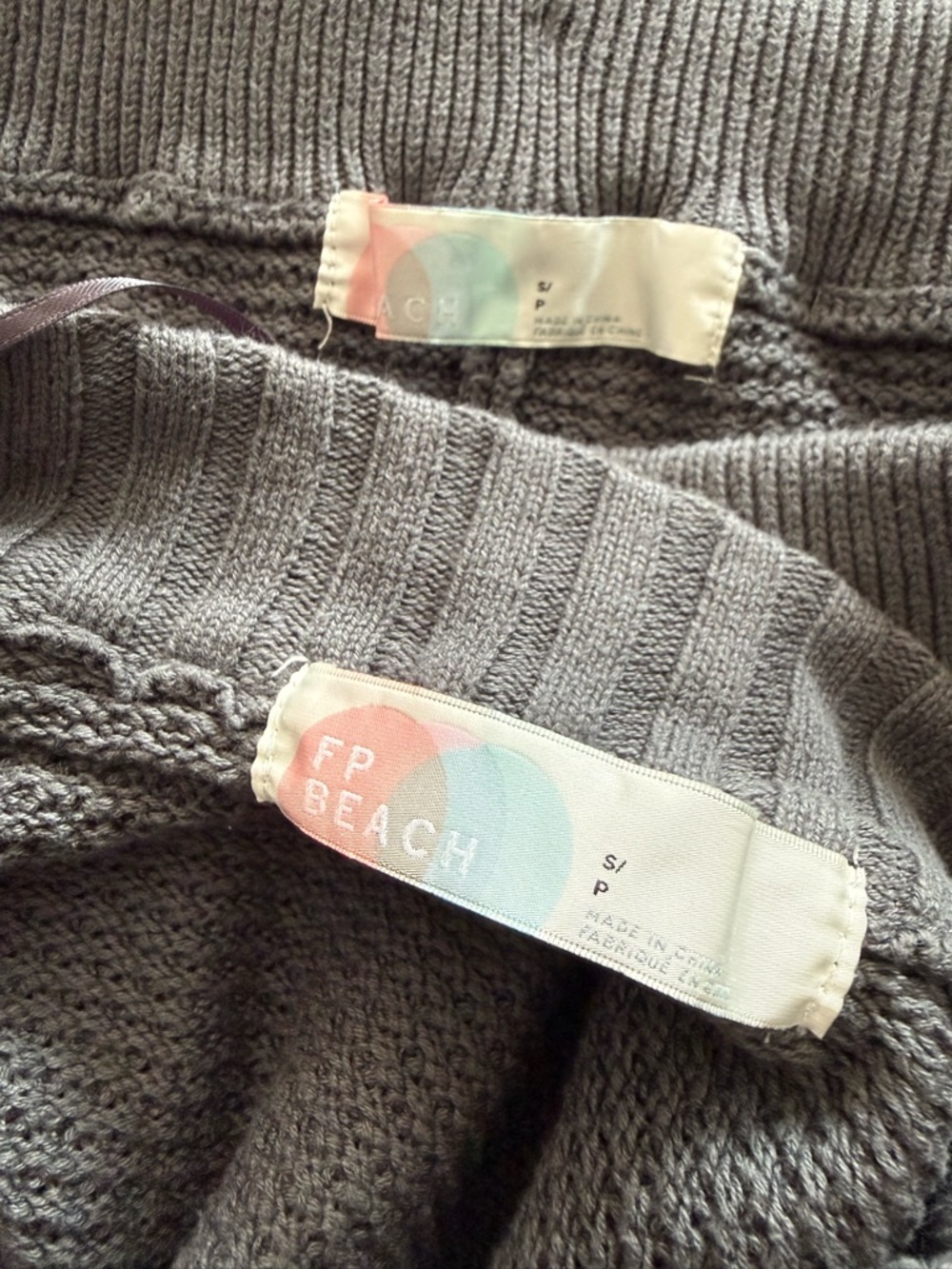 Free People Hailee cardi set lounge outfit textured cardigan and jogger pants - Picture 2 of 5